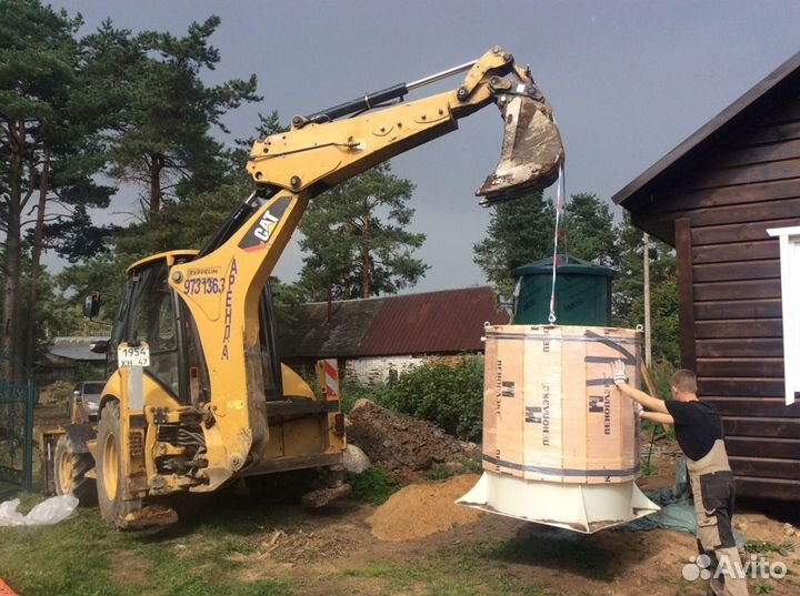 Монтаж автономных канализаций и септиков под ключ