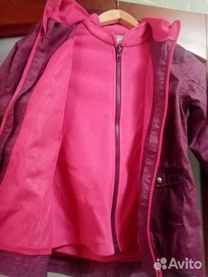 Куртка Quechua 2 в 1 для девочки 116-124