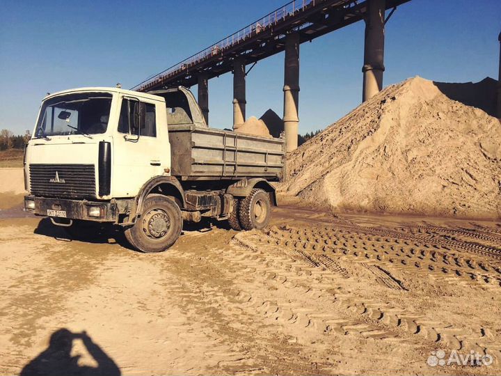 Песок мытый в наличии