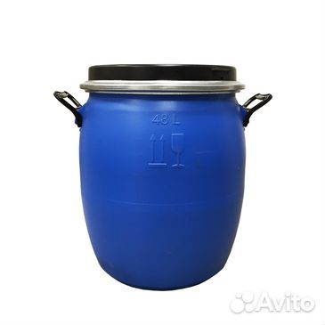 Бочка пластиковая 48 литров новая