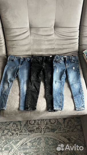Джинсы на девочку 110