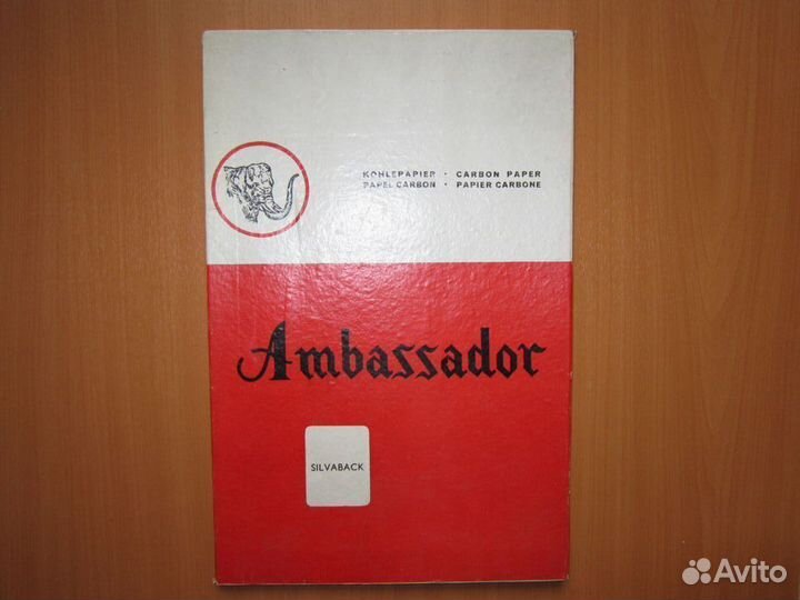 Набор копировальной бумаги Ambassador Silvaback