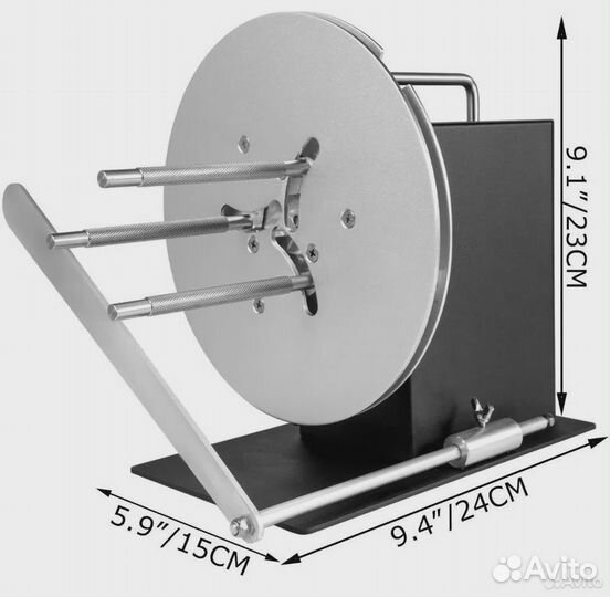 Намотчик смотчик этикеток двунаправленный 120мм