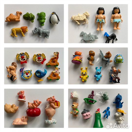 Игрушки из киндера пакетом