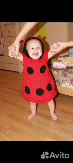 Новогодний костюм Божья коровка