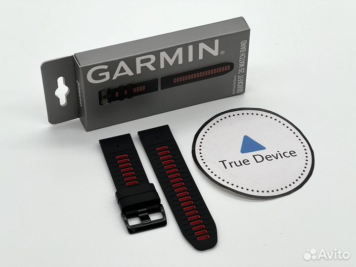 NEW Оригинальный Garmin Quickfit 26mm Black/Red