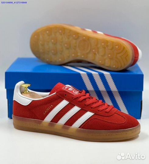 Кроссовки Adidas Gazelle Red (Арт.96692)