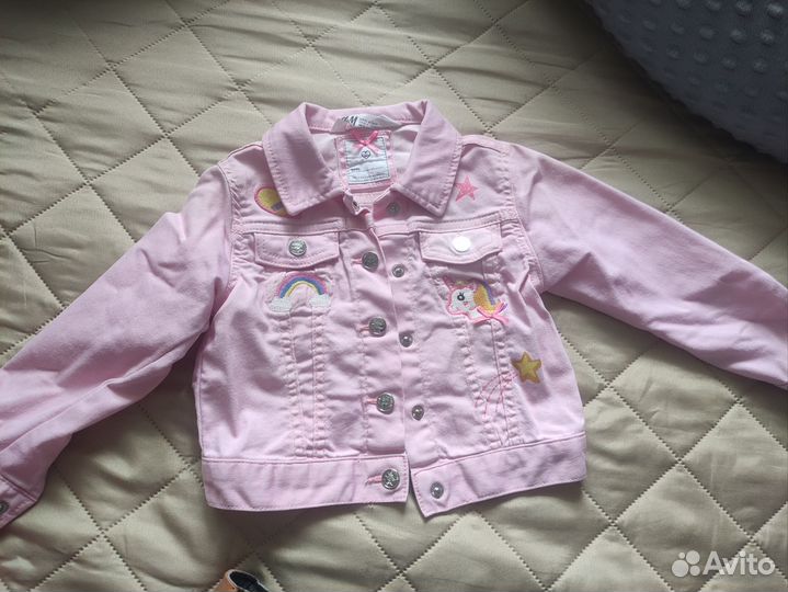 Джинсовка hm для девочки 86-92 pony