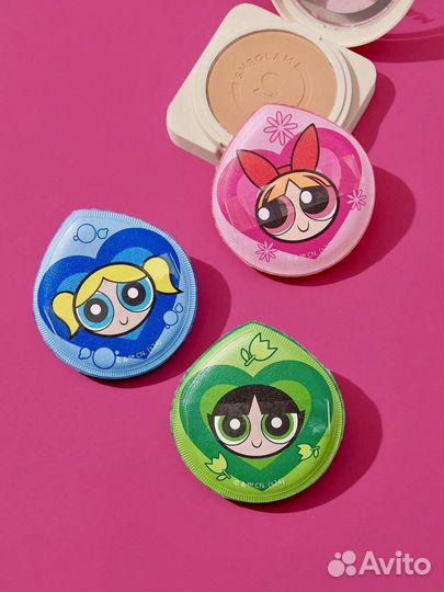 Набор Макияжных подушечек THE powerpuff girls