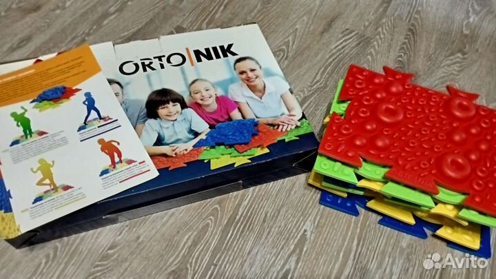 Коврик массажный + фитнес мяч для детей