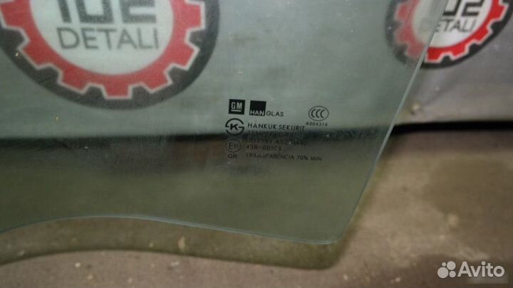 Стекло двери переднее левое Opel Astra H