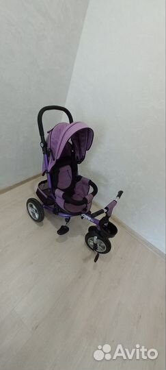 Трехколесный велосипед коляска