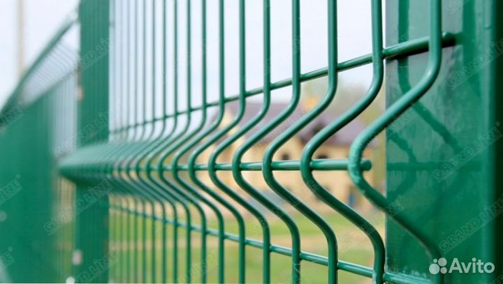 Забор из 3D сетки