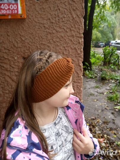 Вязаные повязки для головы