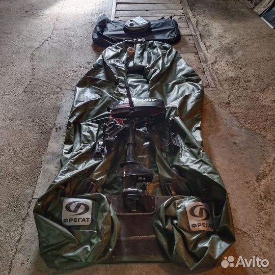 Лодка пвх с мотором комплект бу