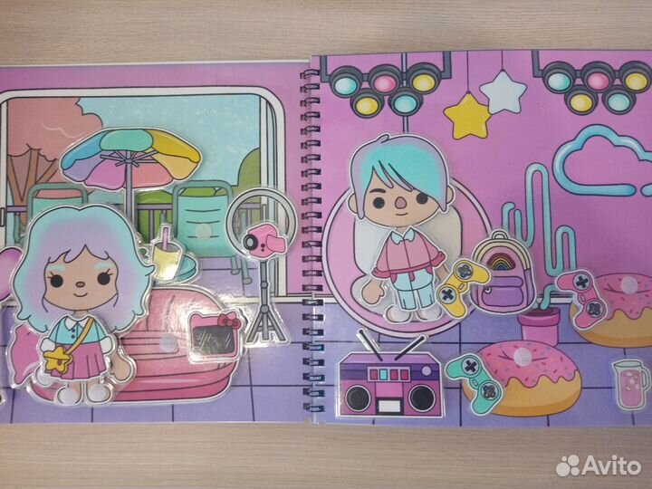 Книга на липучках 