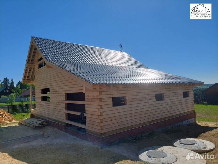 Строительство домов с гаражом 10х12 из бруса