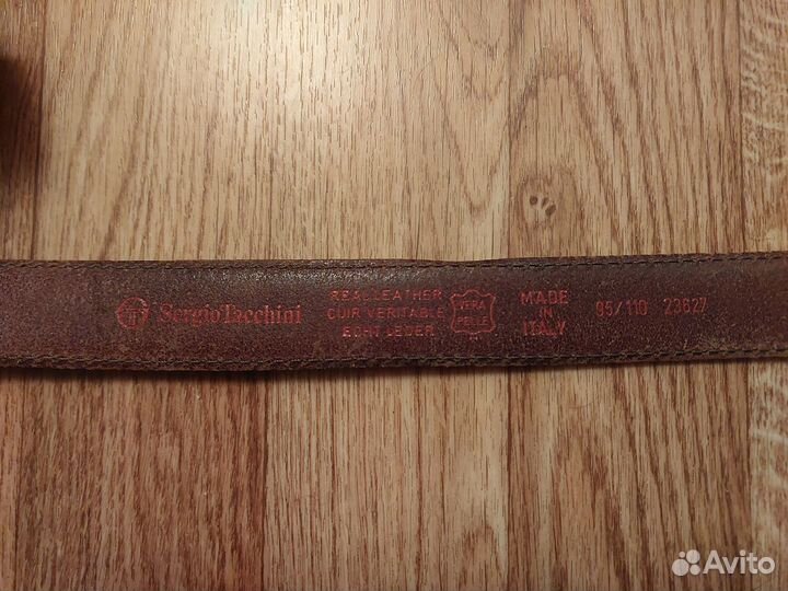 Кожаный ремень Sergio Tacchini (Италия)