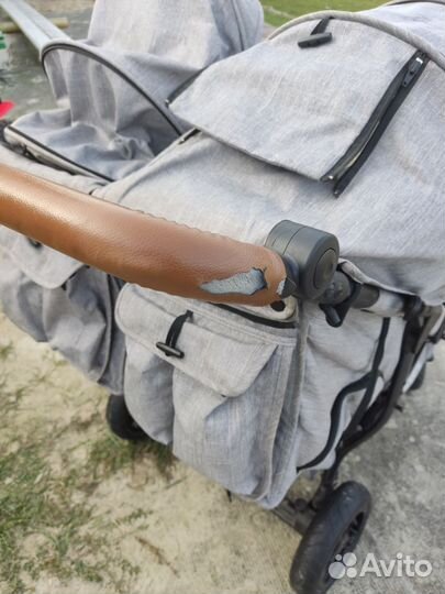 Прогулочная коляска для двойни Baby Monsters