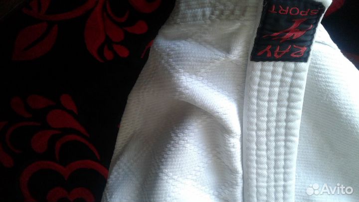 Кимано мужское для дзюдо и айкидо Рэй спорт