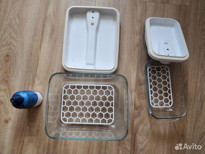 Набор вакумных контейнеров с насадкой