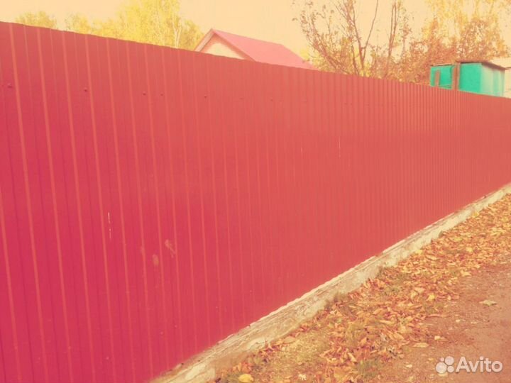 Забор из профлиста