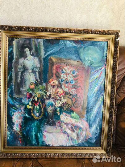 Картина маслом на холсте натюрморт Е.Е.Григорьева