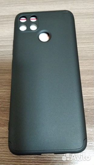 Чехол противоударный и силиконовый Realme C25 C25s