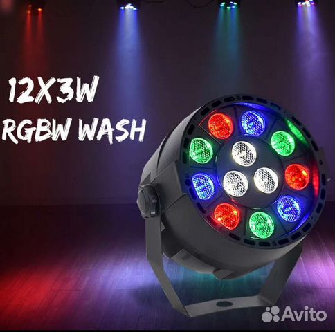 Прожектор Led rgbw 12x3 вт