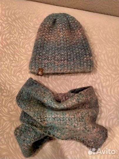 Шапка на флисе и снуд