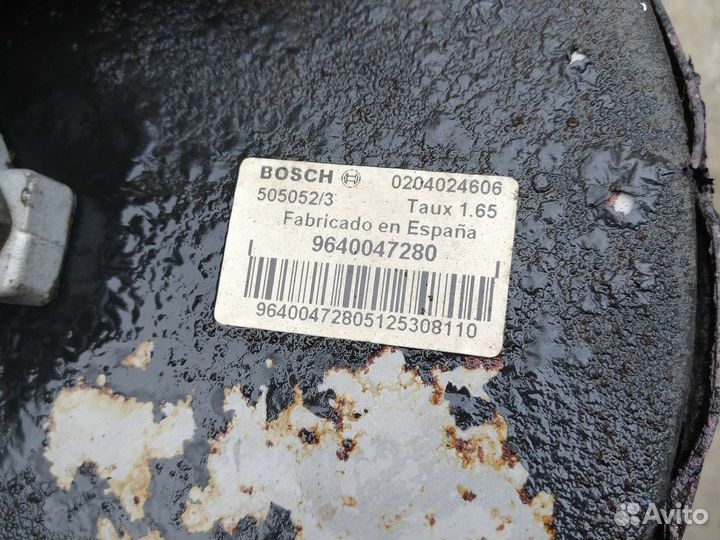 Вакуумный усилитель тормозов citroen С4