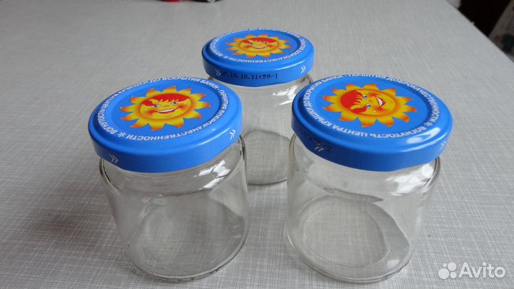 Банки 100-800 мл, бутылки 1л для консервирования