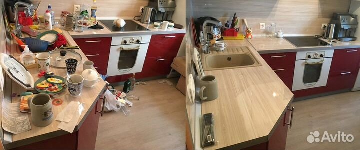 Уборка, мытьё окон