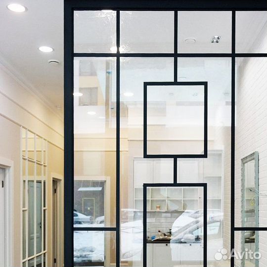 Перегородки для зонирования комнаты и двери-купе