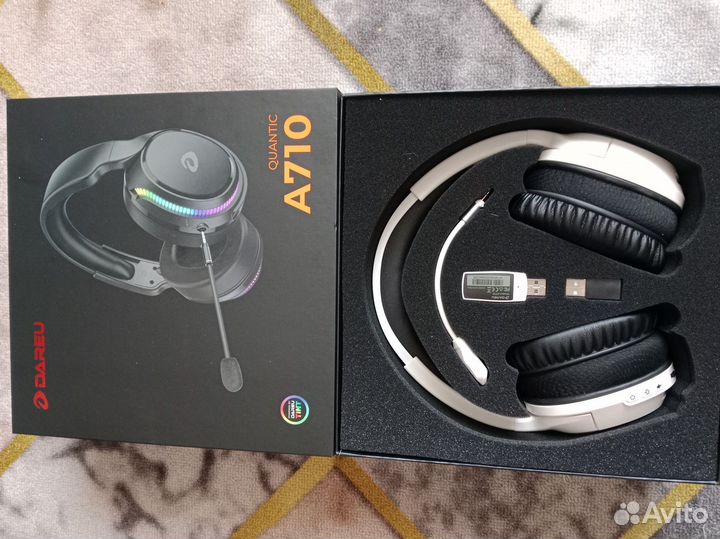 Новые Игровые беспроводные наушники dareu A710