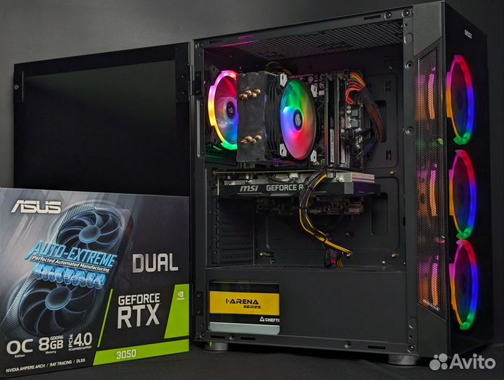 Игровой пк i7 4790k / RTX 3050 /16gb/SSD