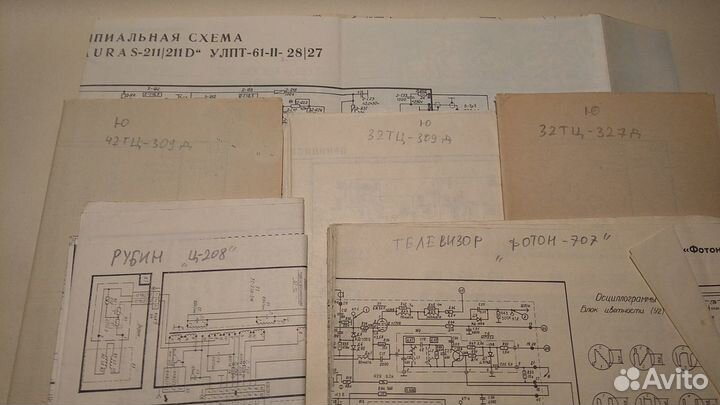 Паспорта схемы к технике СССР