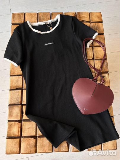 Хлопковое платье Miu Miu