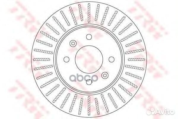 Диск тормозной hyun/KIA solaris/RIO 10- перед.в