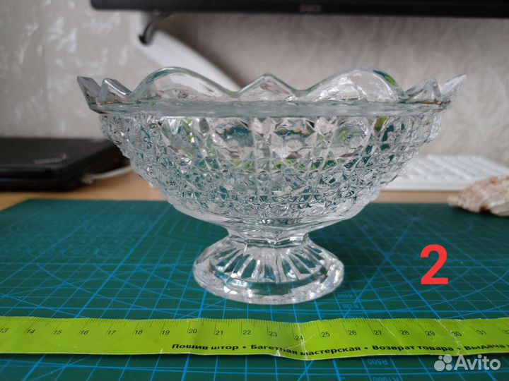 Ваза хрусталь
