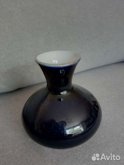 Ваза для цветов СССР лфз кобальт cobalt