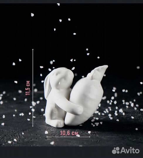 Солонка и перечница зайка