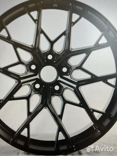 Anzoo FBX049-9 8.5x19/5x108 D73.1 ET35 Matte Black