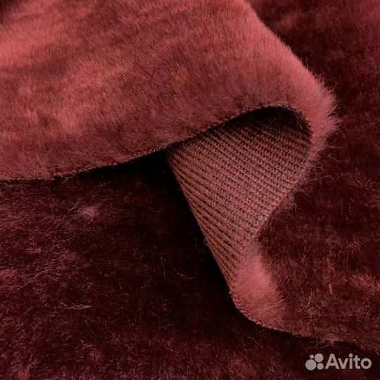 Мех бордовый И-114 (на отрез)