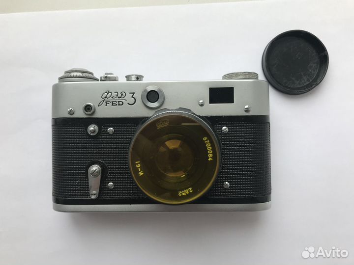 Плёночный фотоаппарат фэд 3 бу