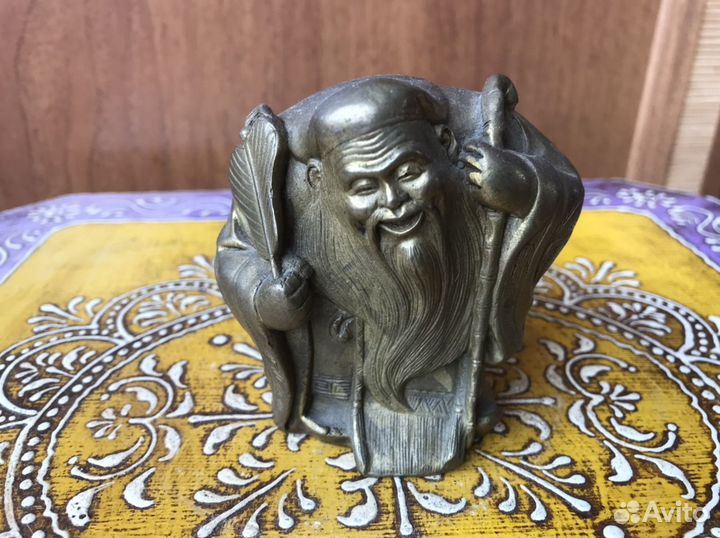 Китайские божки из латуни. Старый Китай