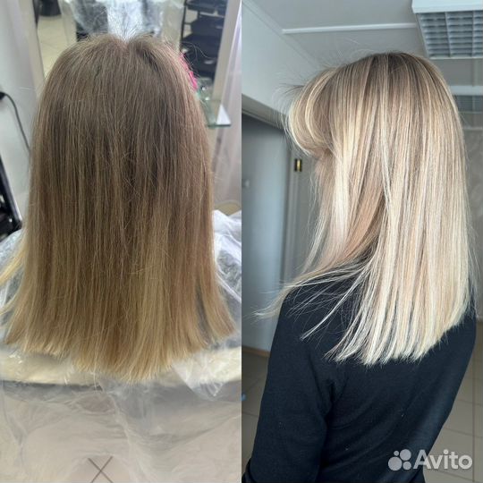 Сложное окрашивание волос