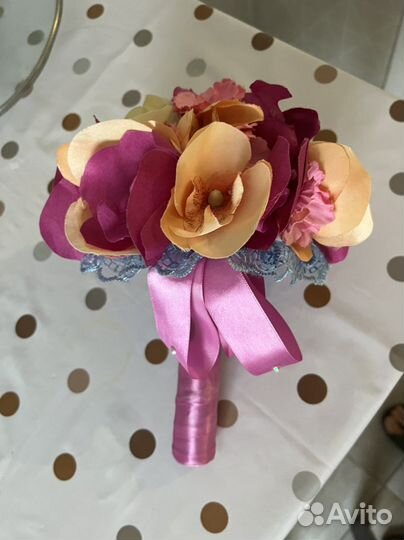 Букет невесты из искусственных цветов