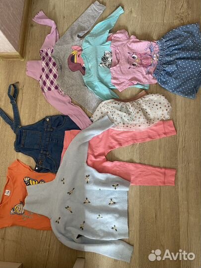 Вещи пакетом на девочку 3-5 лет