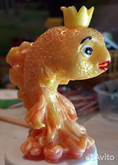 Силиконовая форма -Золотая рыбка